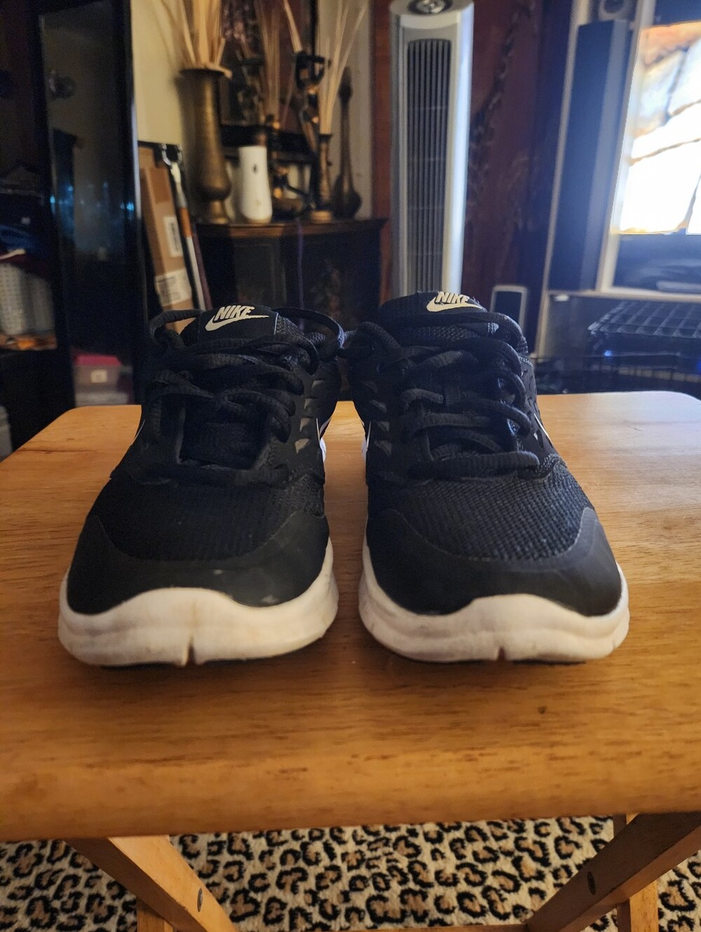 Nike Kids Black and White Athletic Sneakers
